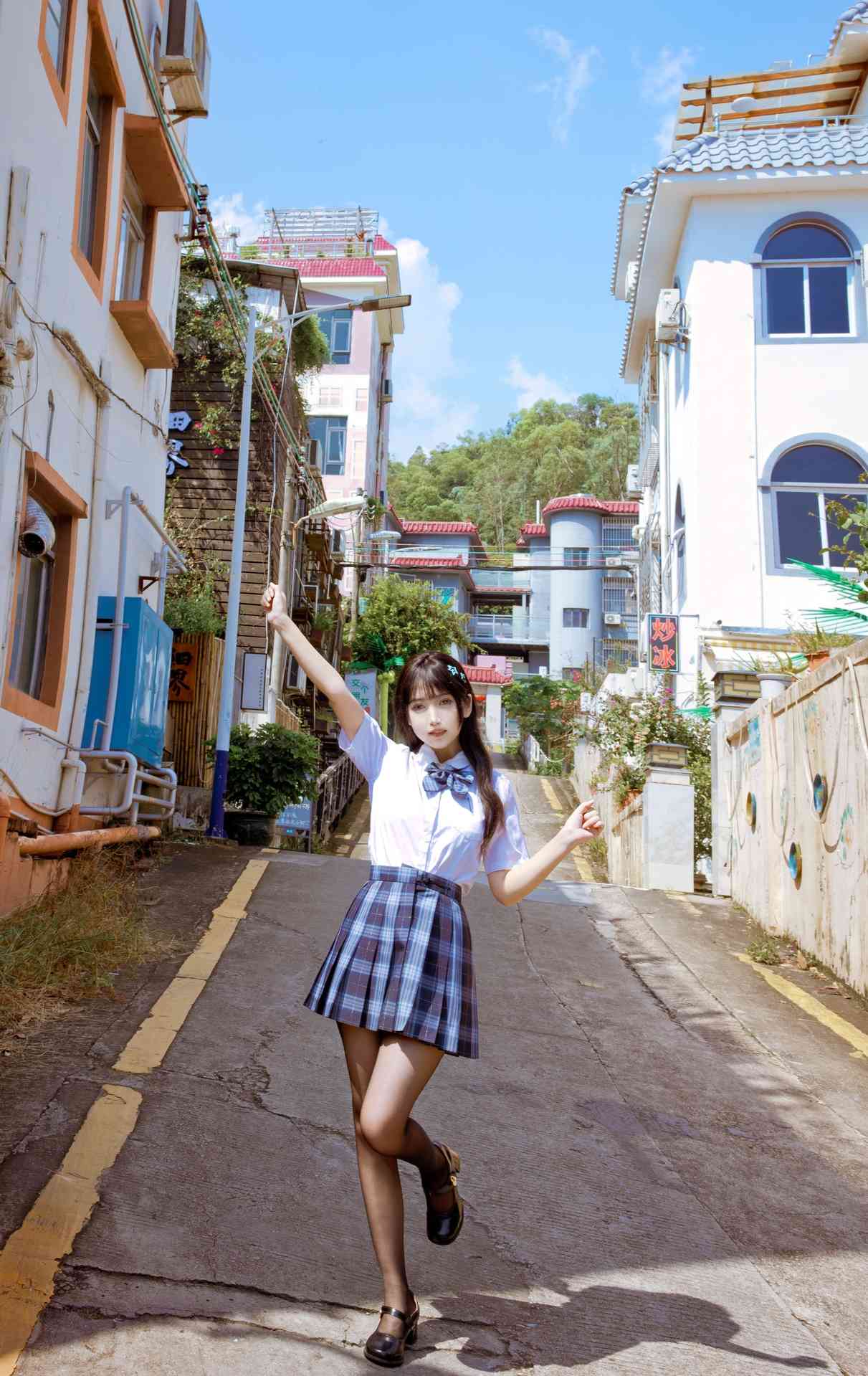 NO.057不呆猫No.061-泳衣JK学妹【59P】-可宝主